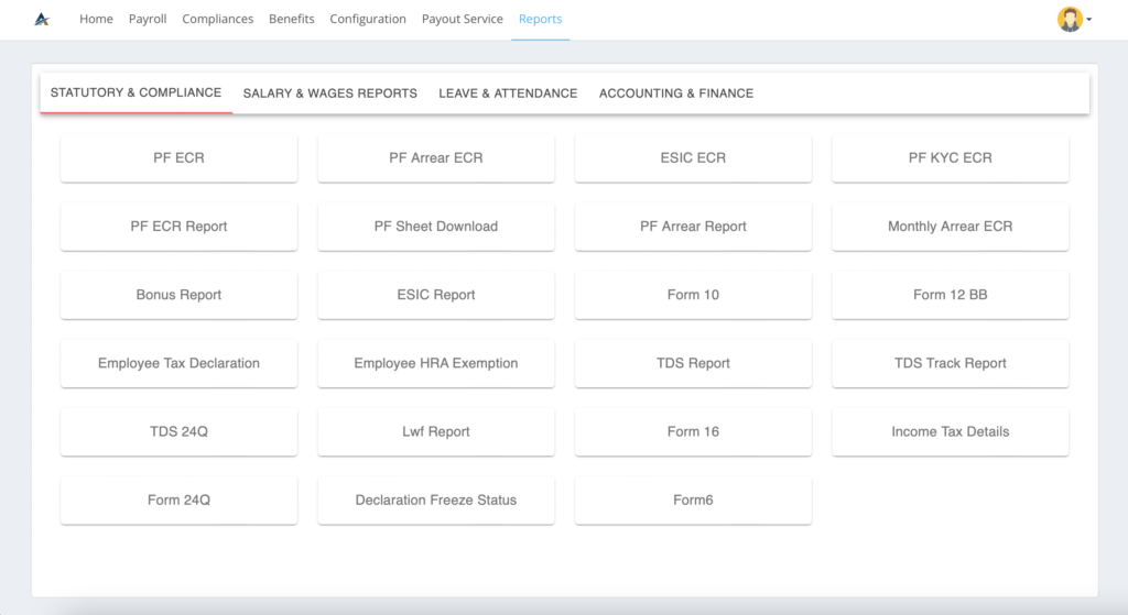 Payroll reports