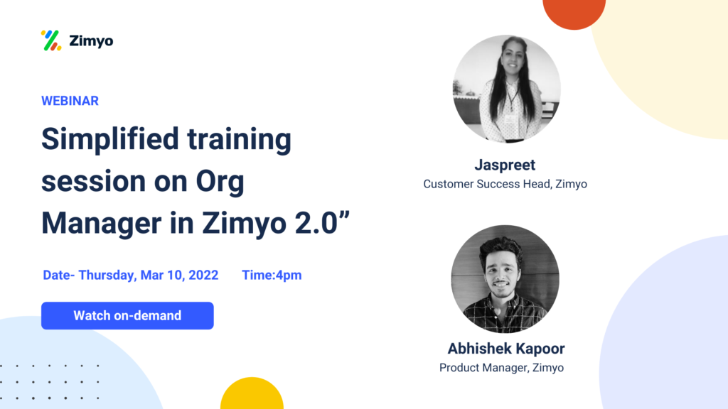 Org Manager Webinar