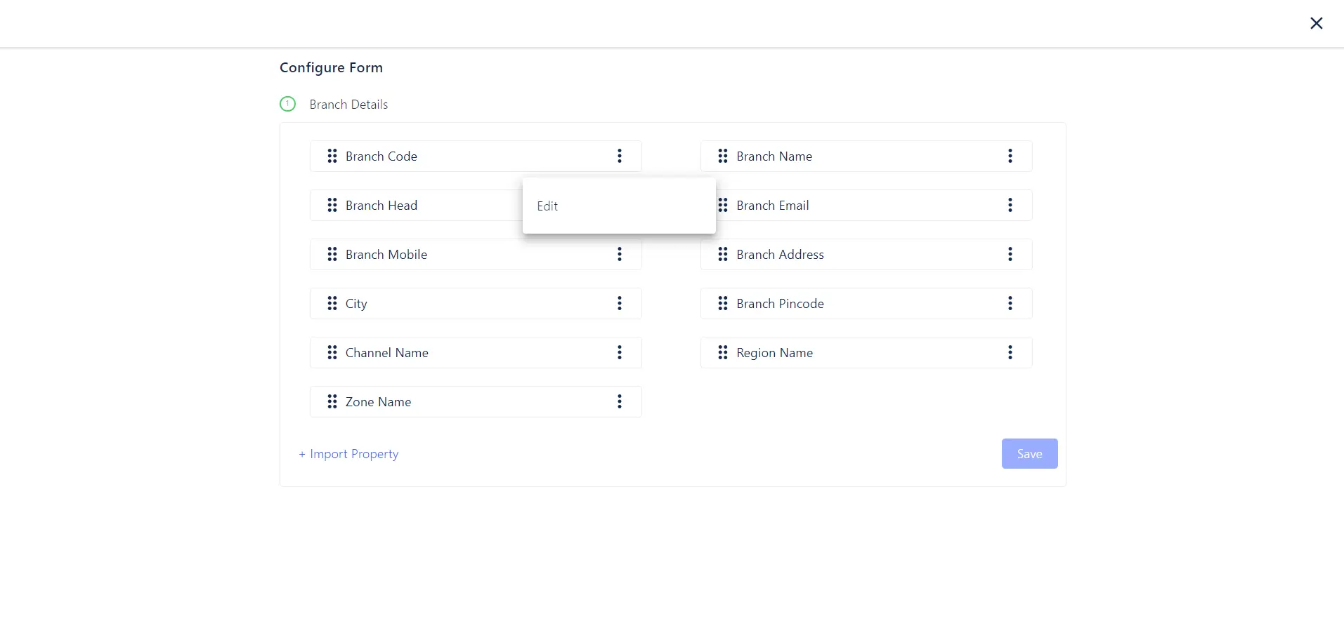 Configure Form