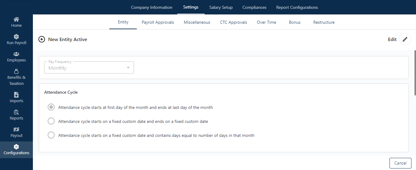 Payroll-Settings