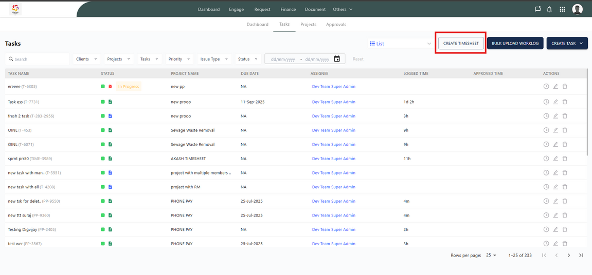 timesheet