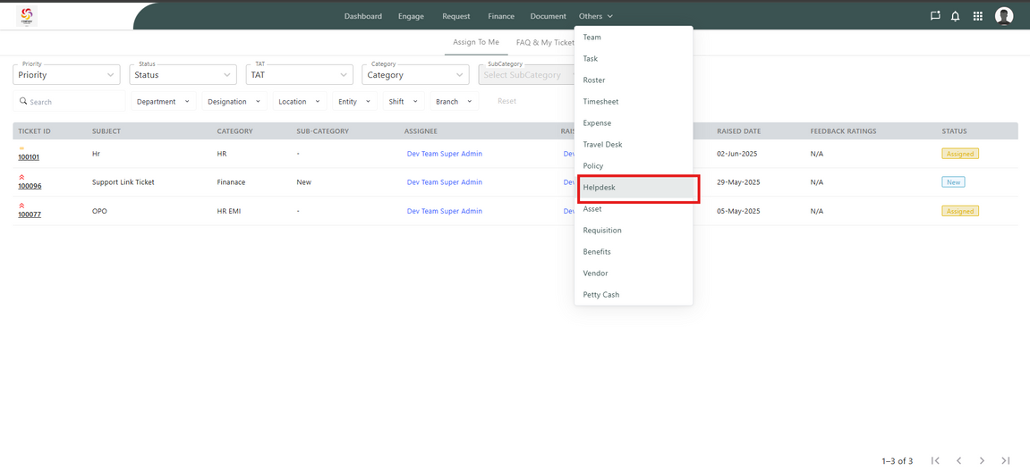 Helpdesk